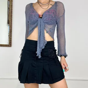 2000’s pleated mini skirt
