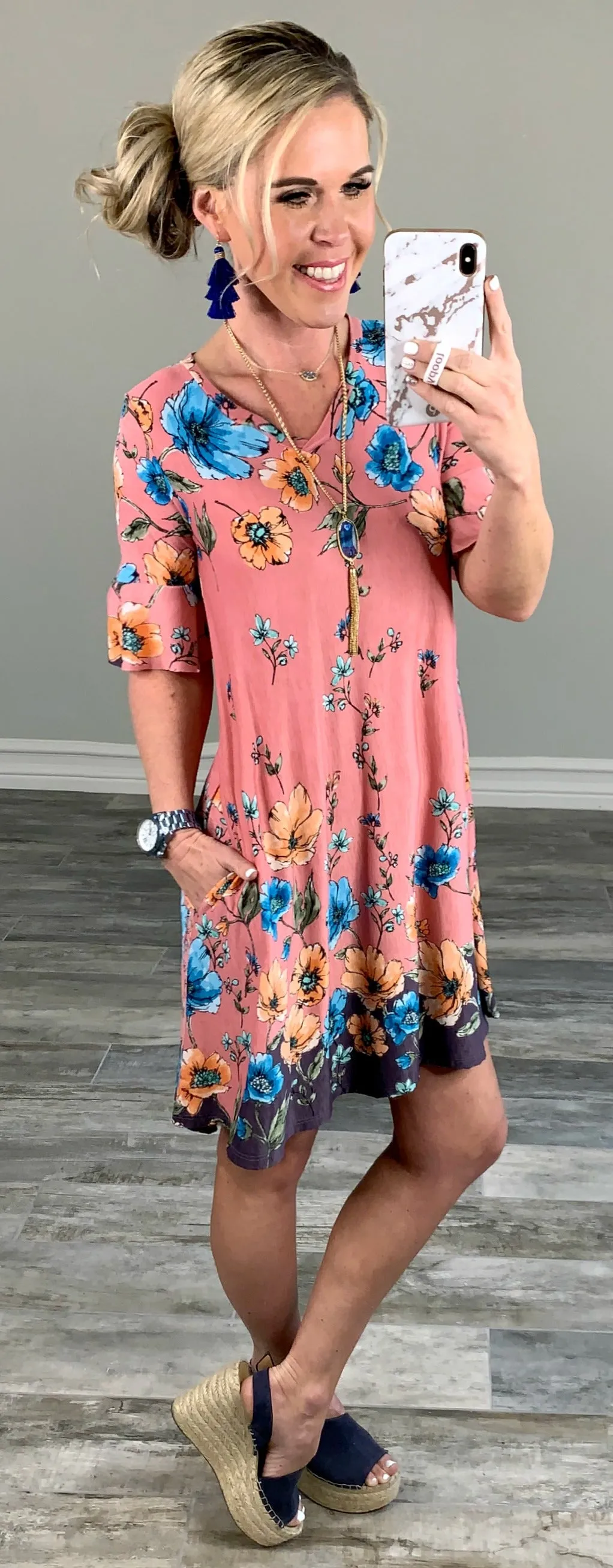 Always in Bloom Pocket Dress