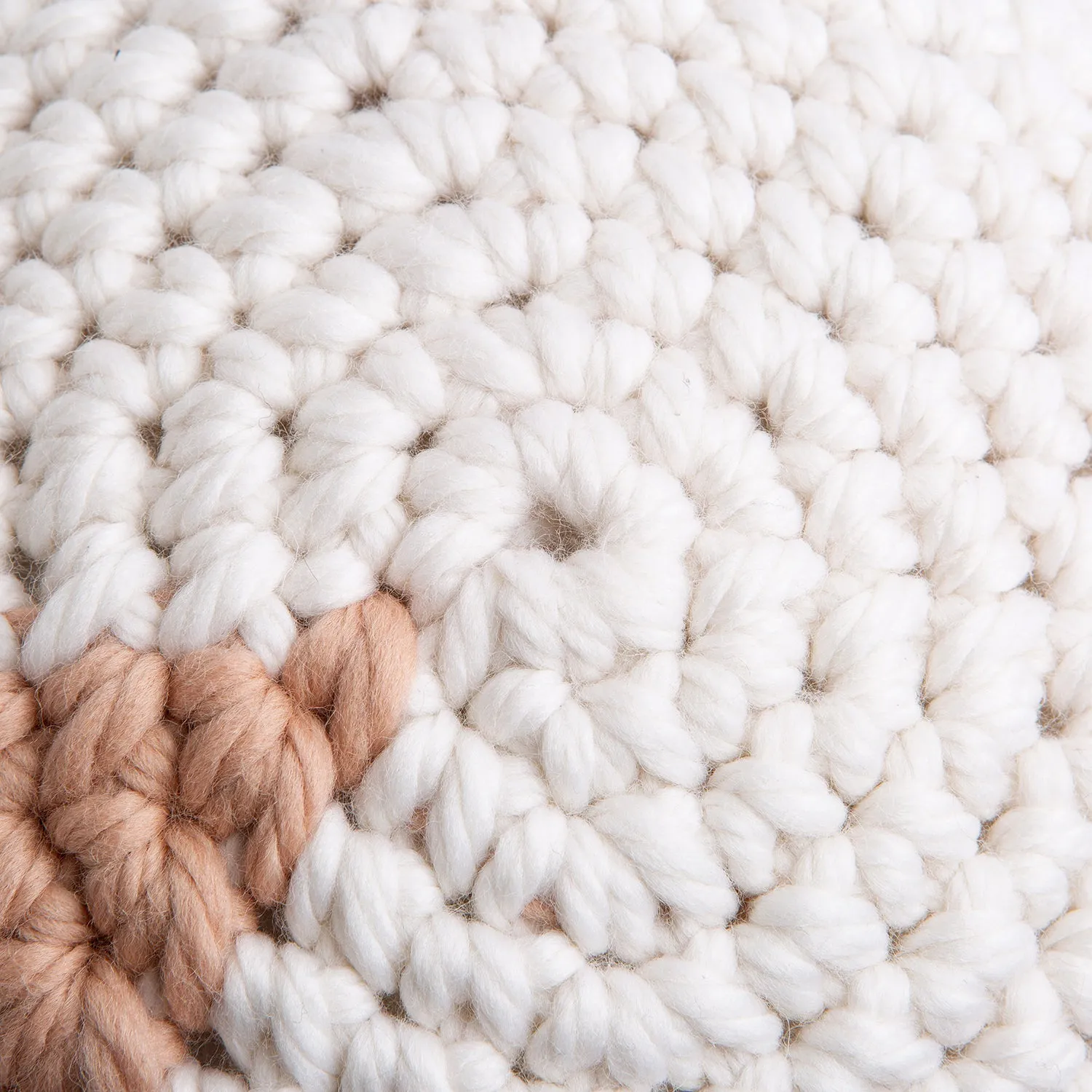 Boho Circular Cushion Cover Crochet Kit