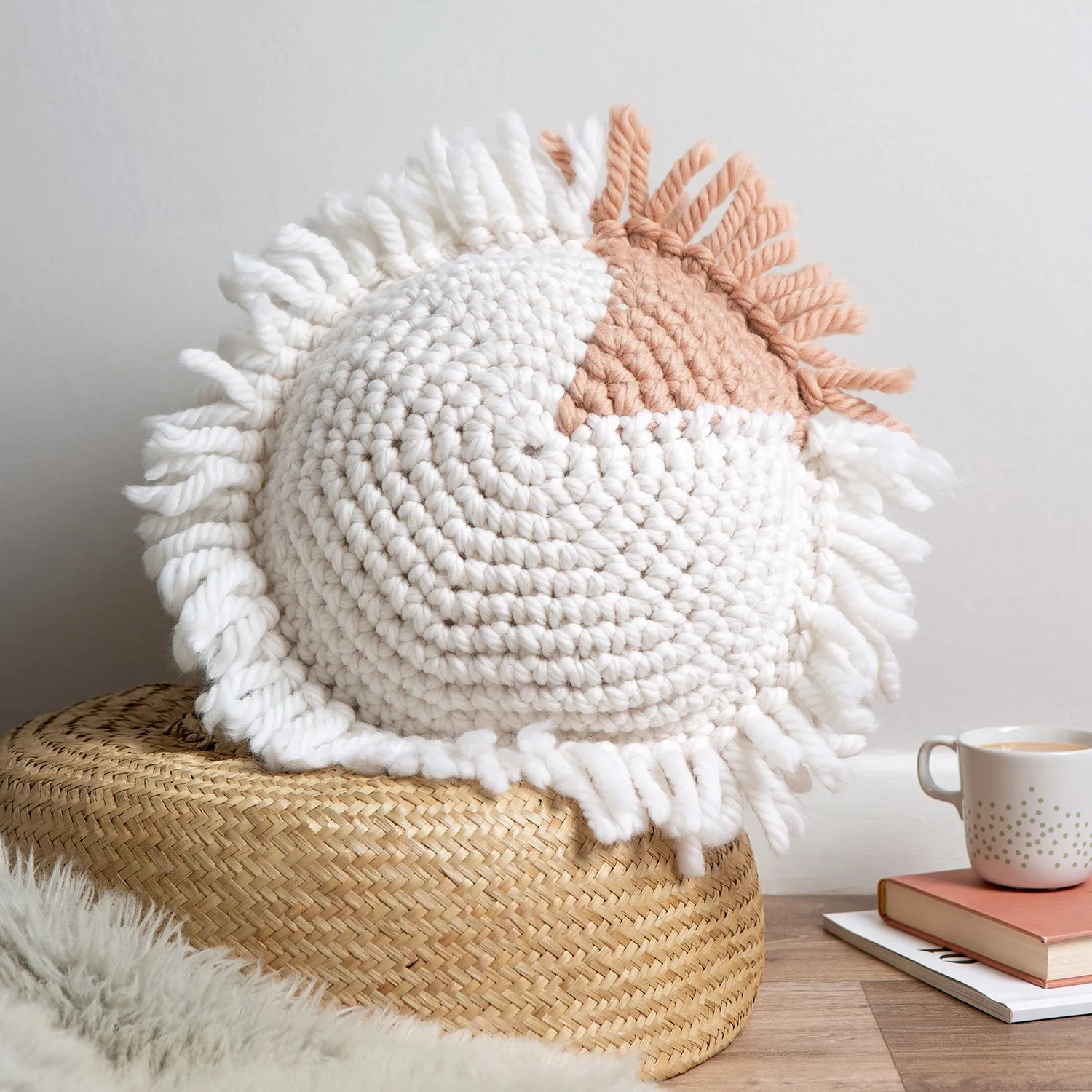 Boho Circular Cushion Cover Crochet Kit