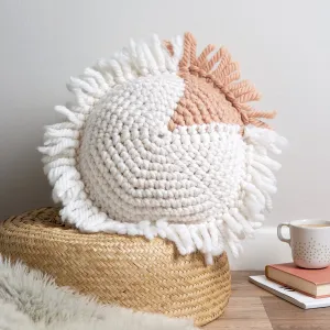 Boho Circular Cushion Cover Crochet Kit
