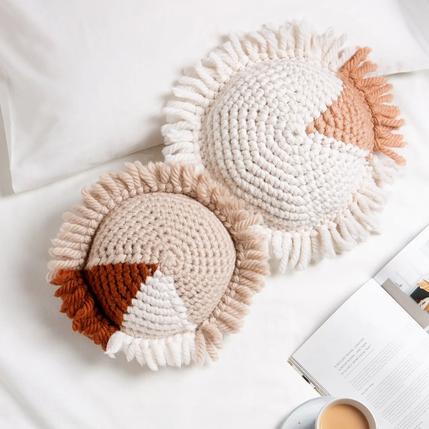 Boho Circular Cushion Cover Crochet Kit