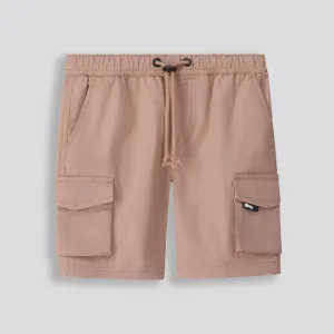 Boys Cargo Shorts _ 153129 _ Biscuit