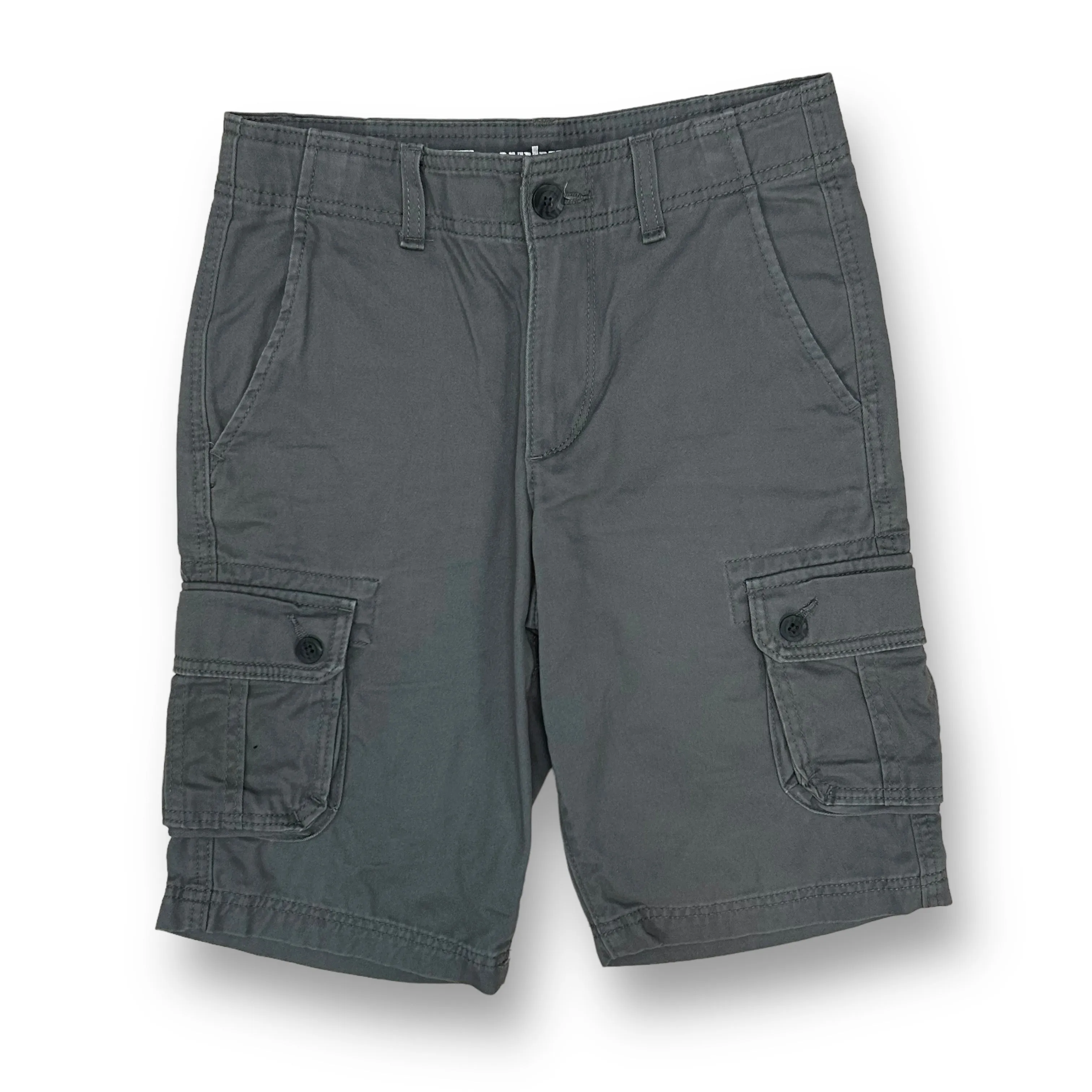 Boys Urban Pipeline Size 12 Gray Cargo Shorts