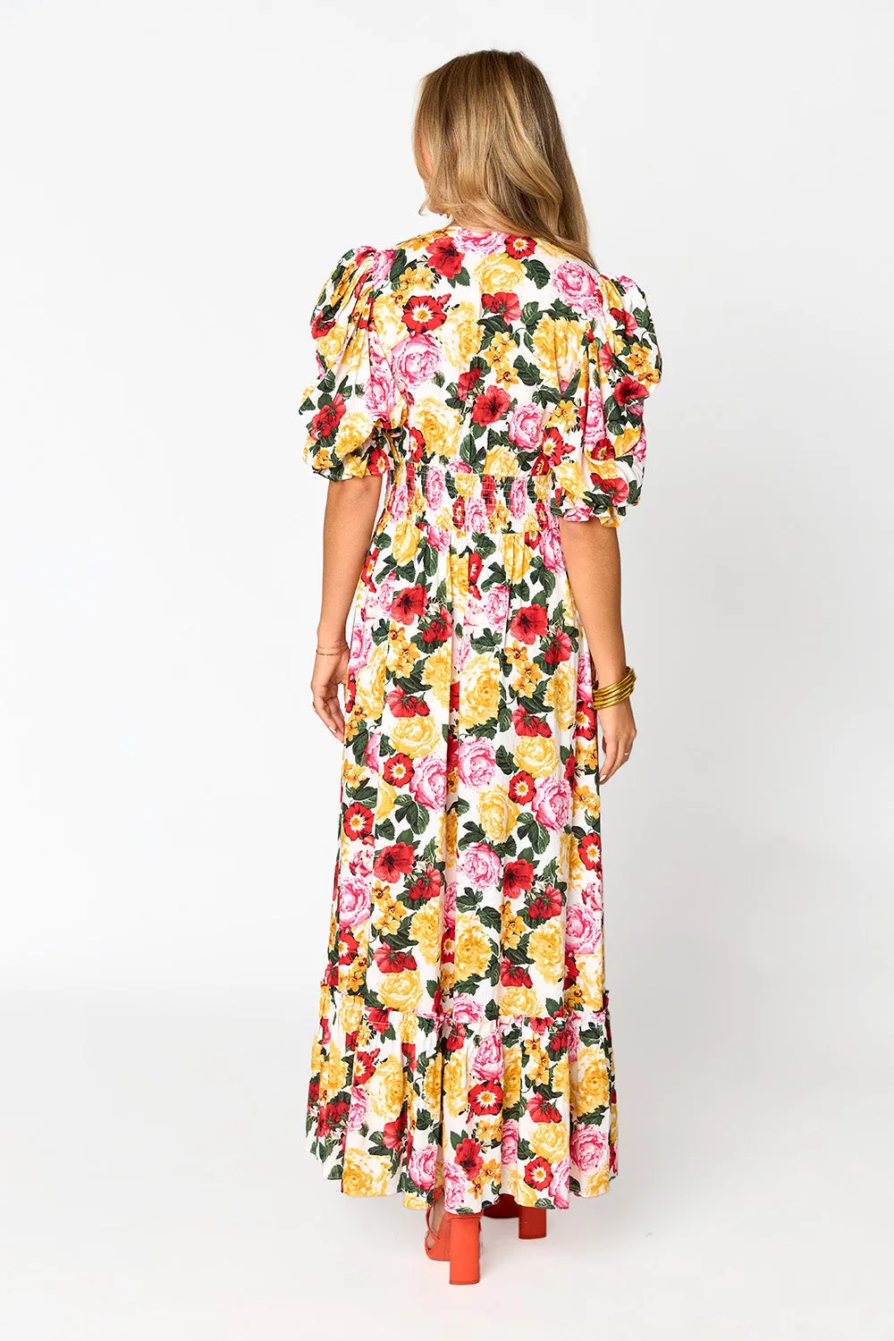 Buddylove Miranda Puff Sleeve Maxi Dress - Vanity