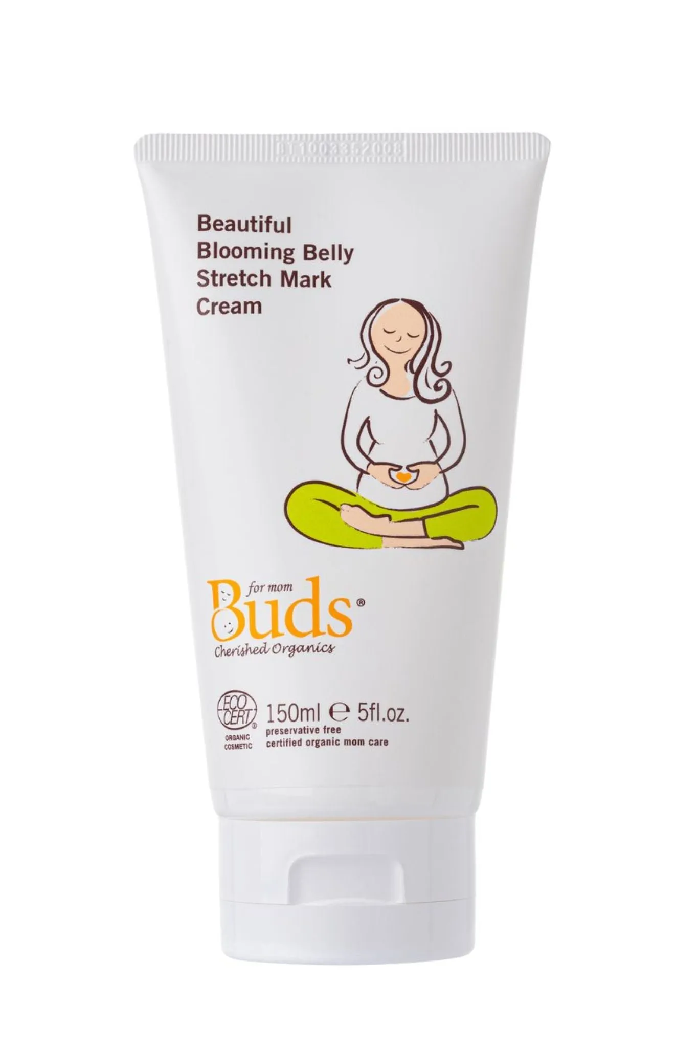Buds Cherished Organics Beautiful Blooming Belly Stretch Mark Cream 150ml