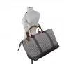 Canvas Striped Weekender