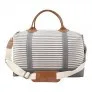 Canvas Striped Weekender