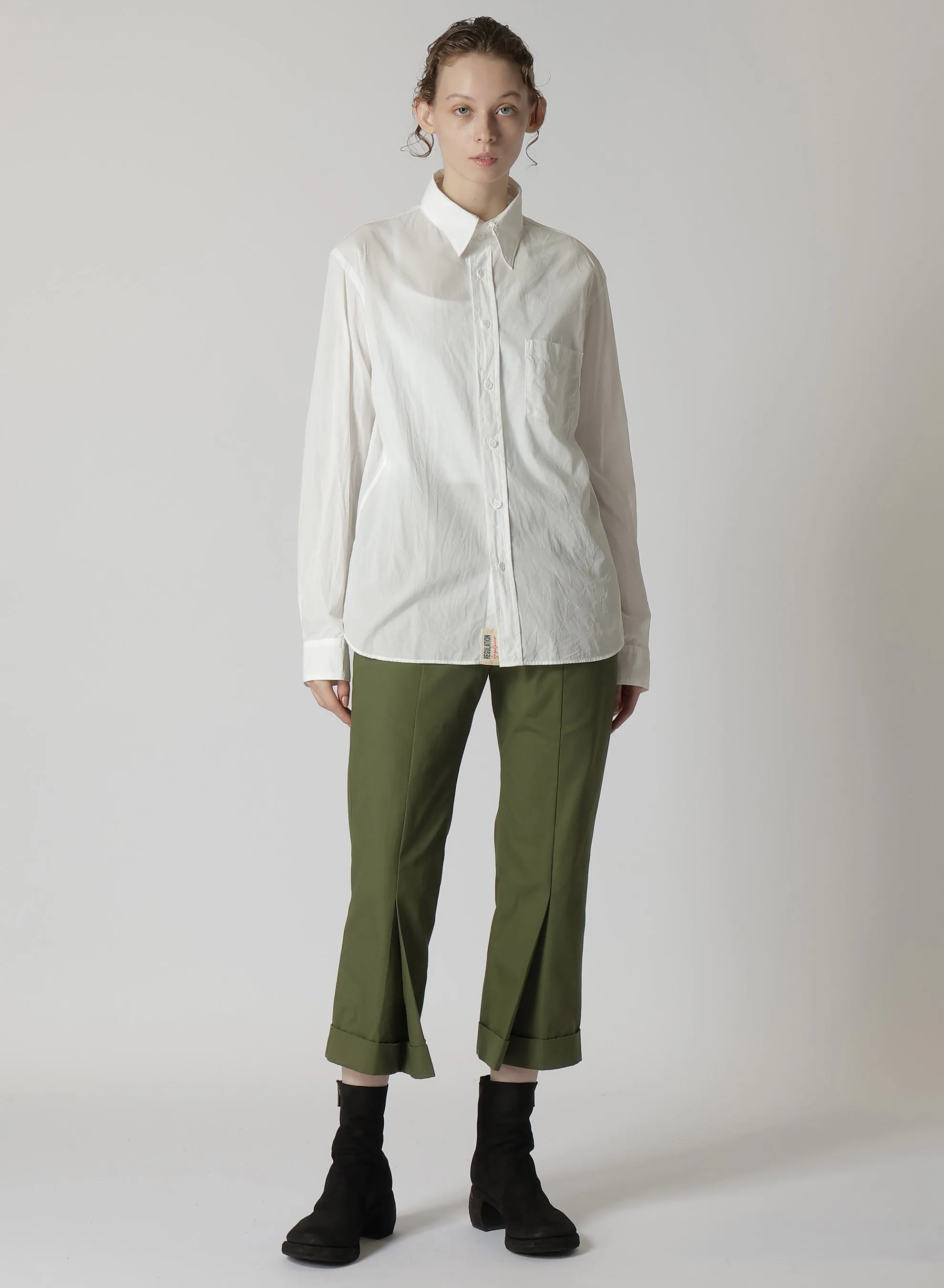 COTTON VOILE R-DETACHABLE COLLAR B