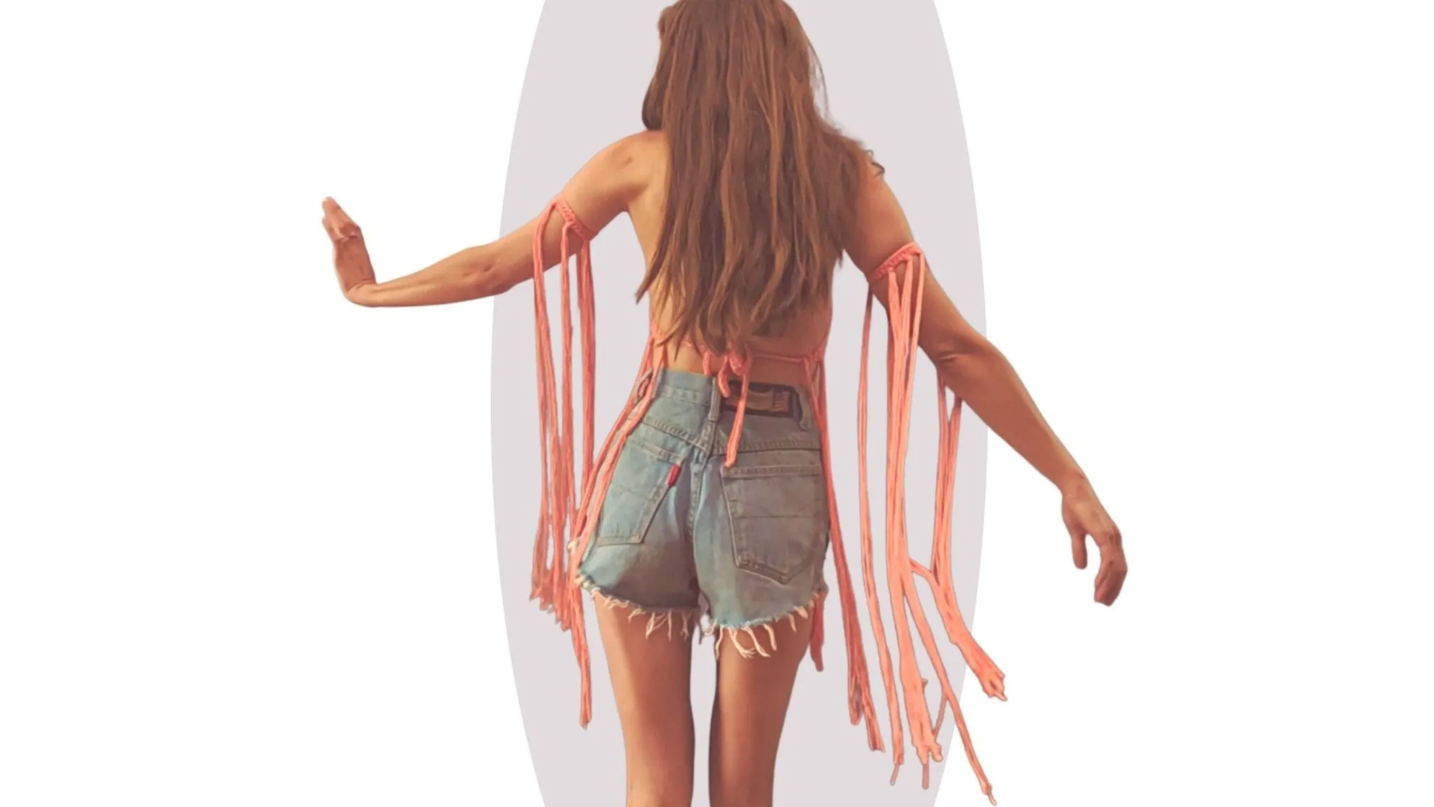 Crochet Top Pattern - Heart Strings