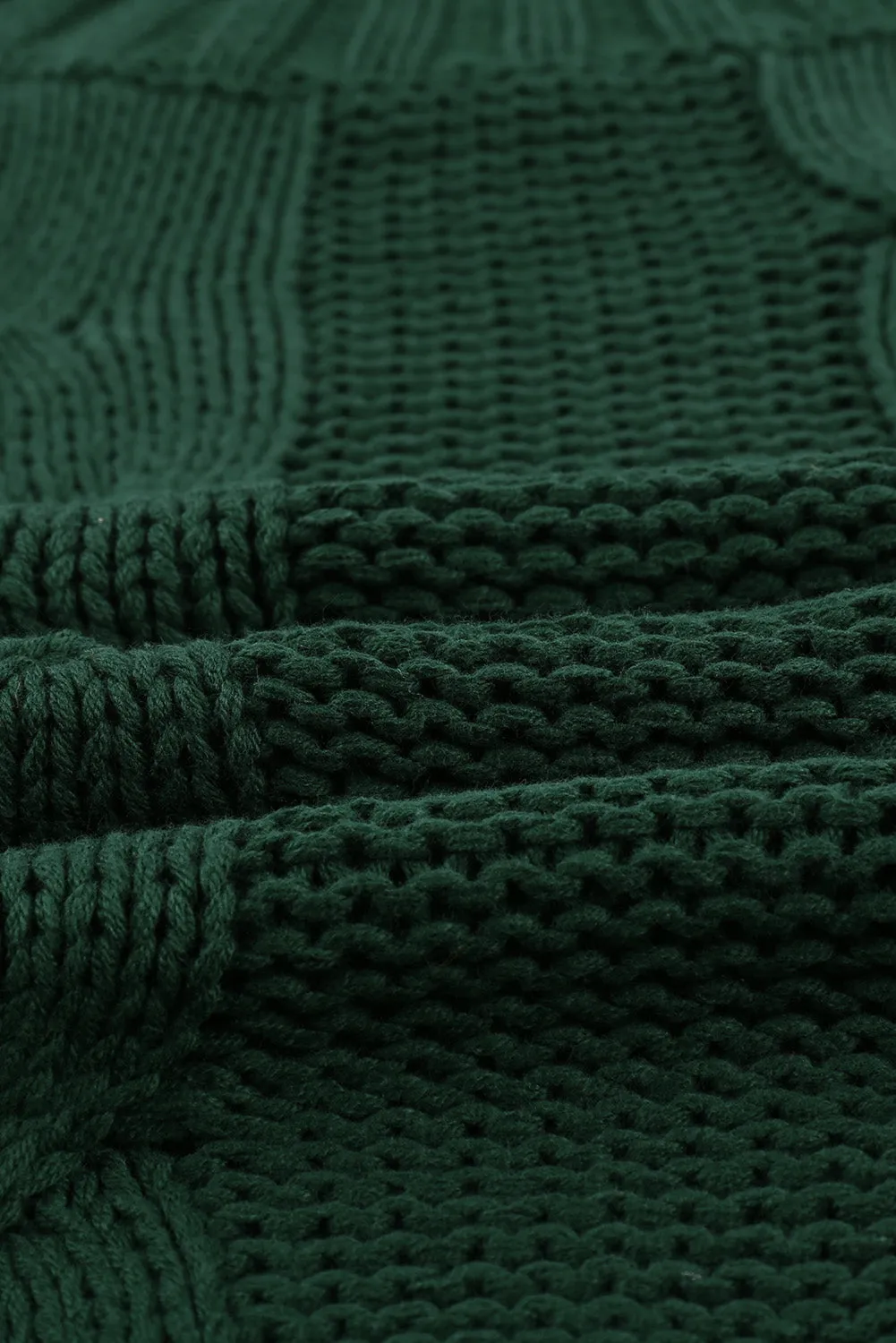 Cuddle Weather Cable Knit Handmade Turtleneck Sweater