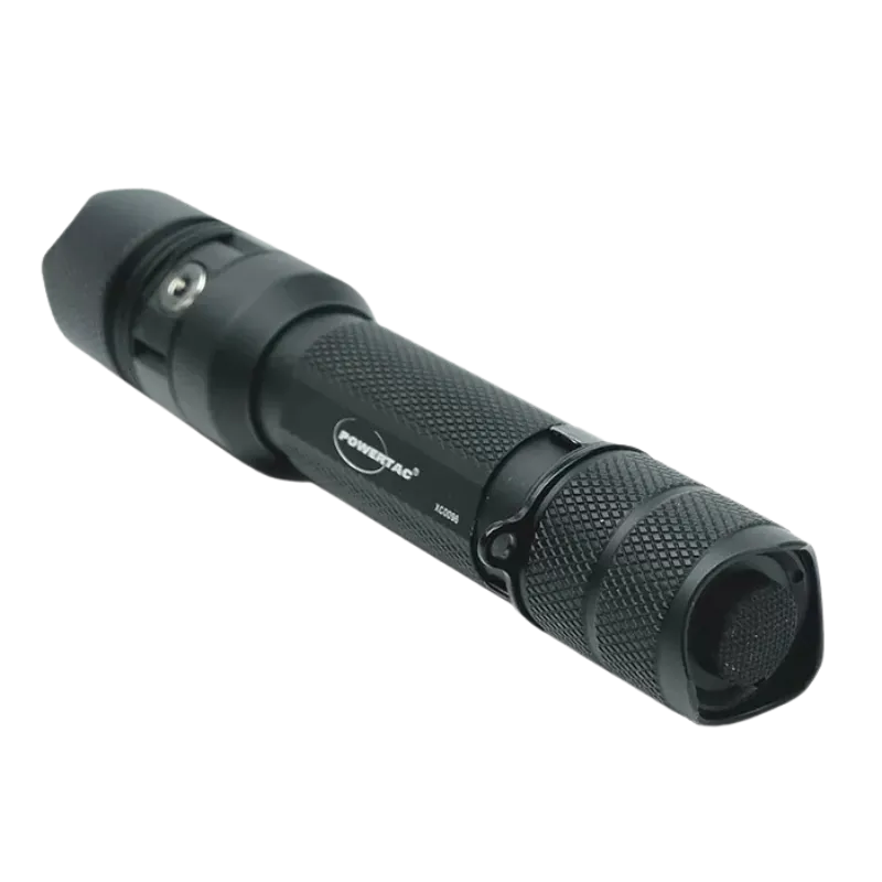 E9 G5 Long Throw Rechargeable Flashlight | Black