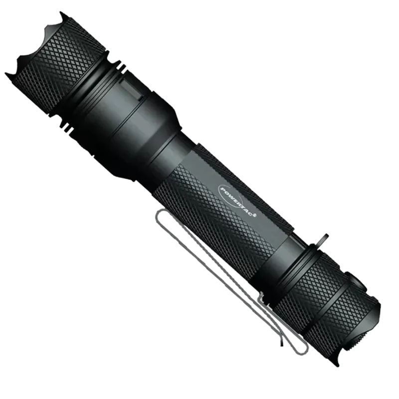 E9 G5 Long Throw Rechargeable Flashlight | Black