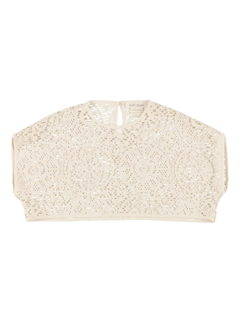 Ecru Crochet Top