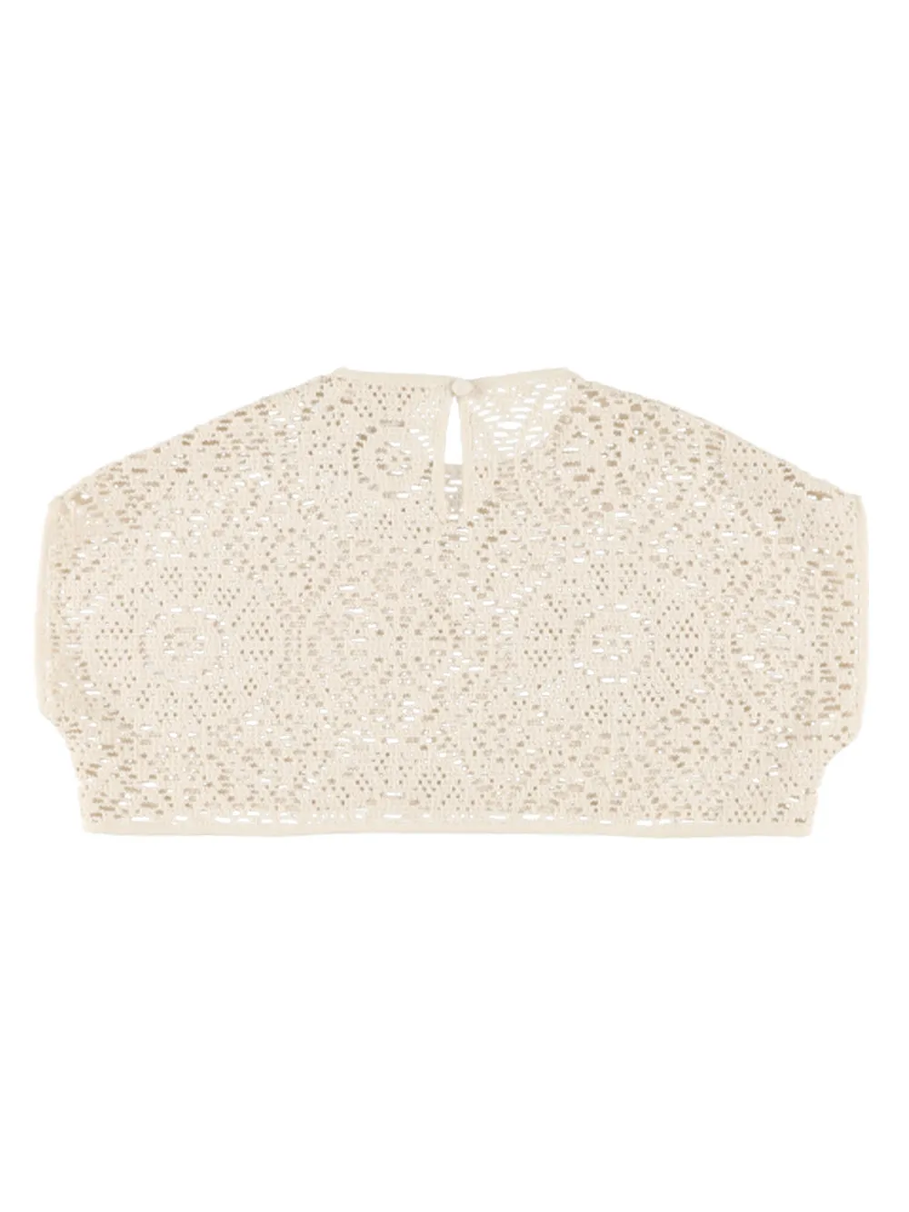 Ecru Crochet Top