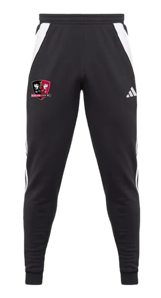 Exeter City x adidas 24/25 Black Travel Pants - Adult