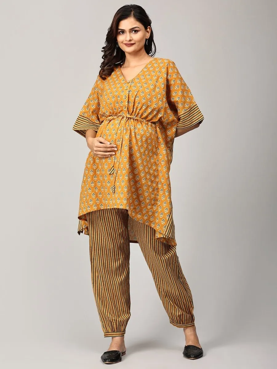 From The Medows Maternity and Nursing Kaftan Nighty Set