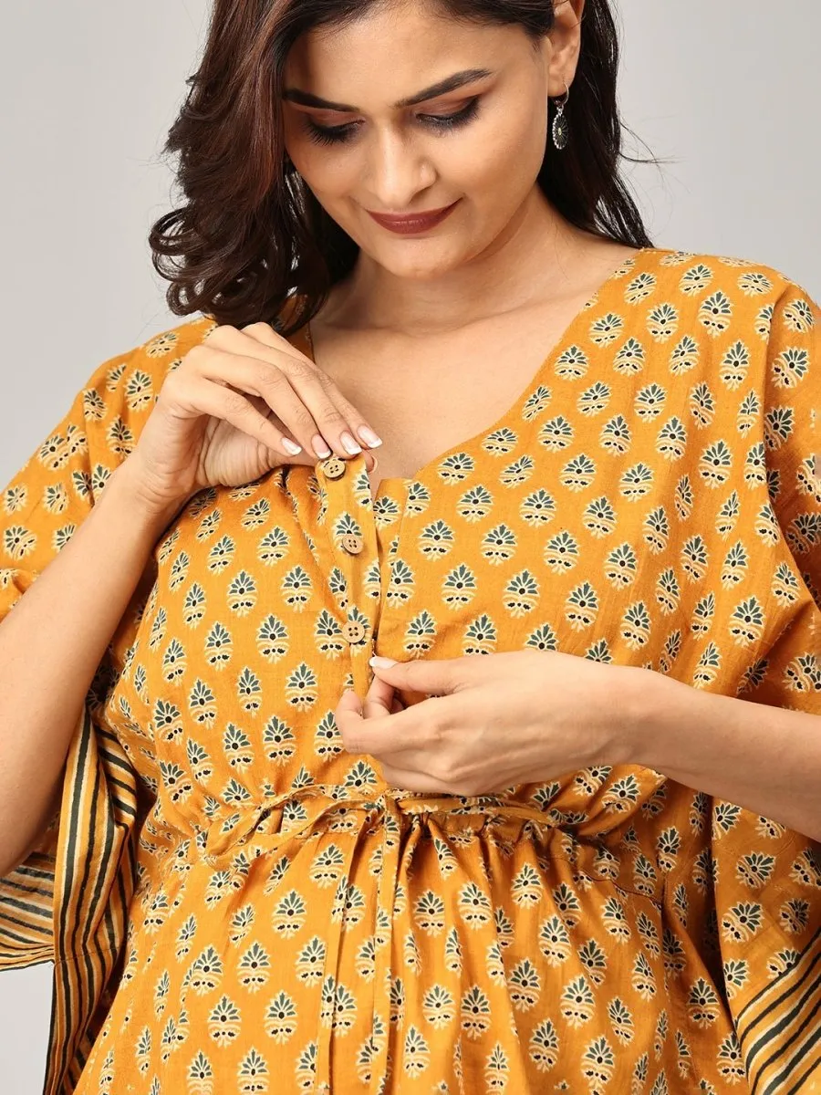 From The Medows Maternity and Nursing Kaftan Nighty Set