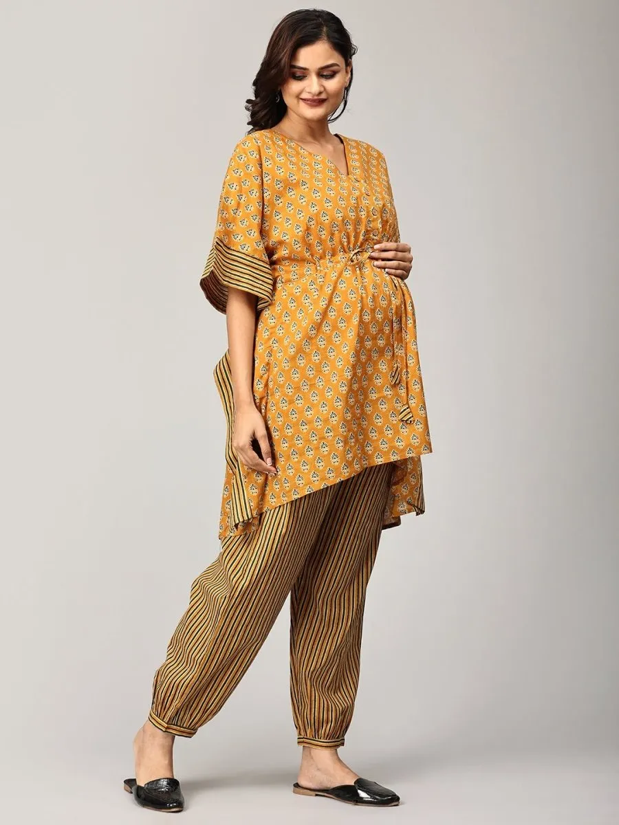From The Medows Maternity and Nursing Kaftan Nighty Set