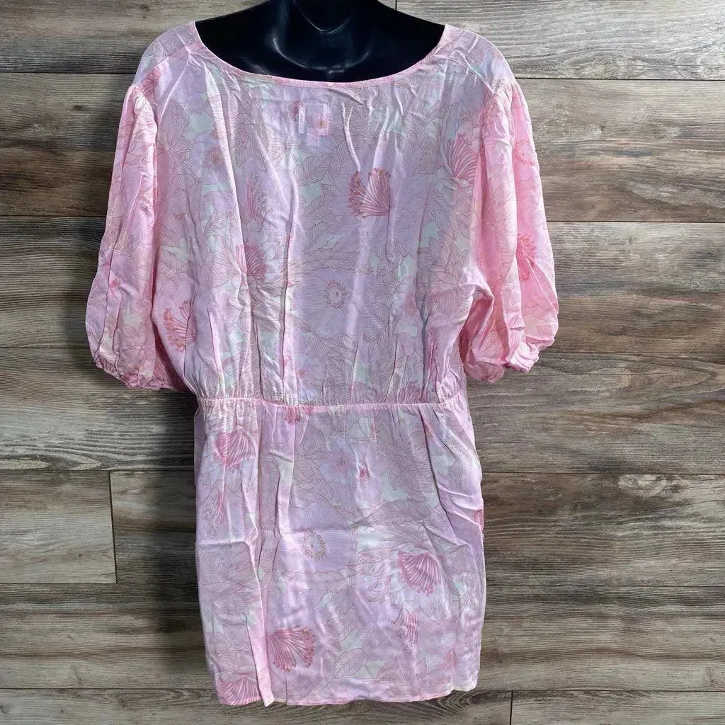 Gap Maternity Puff Sleeve Wrap Top sz XL