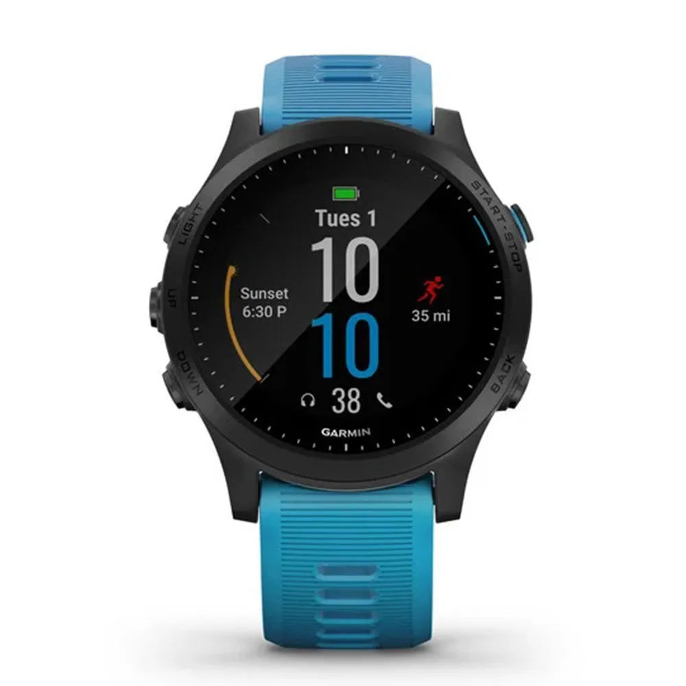 Garmin Forerunner 945 Blue Silicone Band Black Dial Smartwatch - 010-02063-10