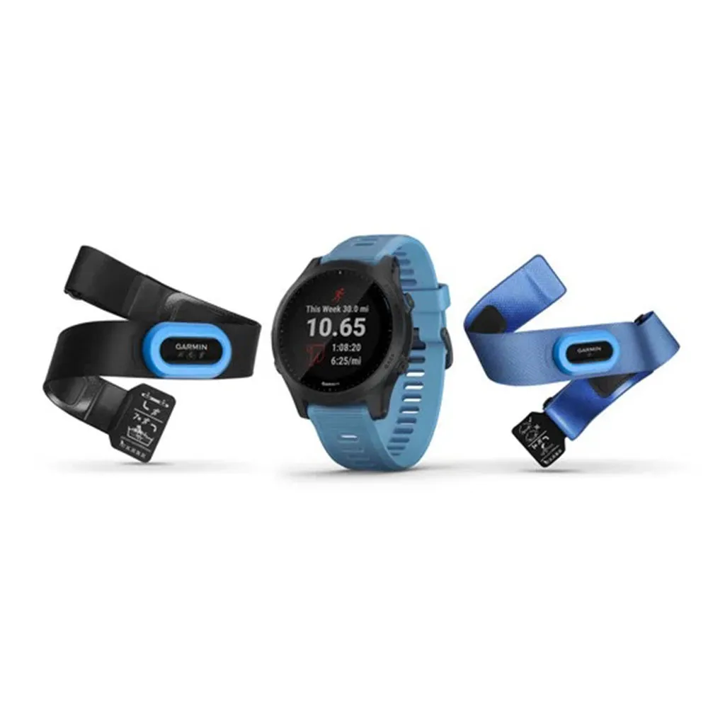 Garmin Forerunner 945 Blue Silicone Band Black Dial Smartwatch - 010-02063-10