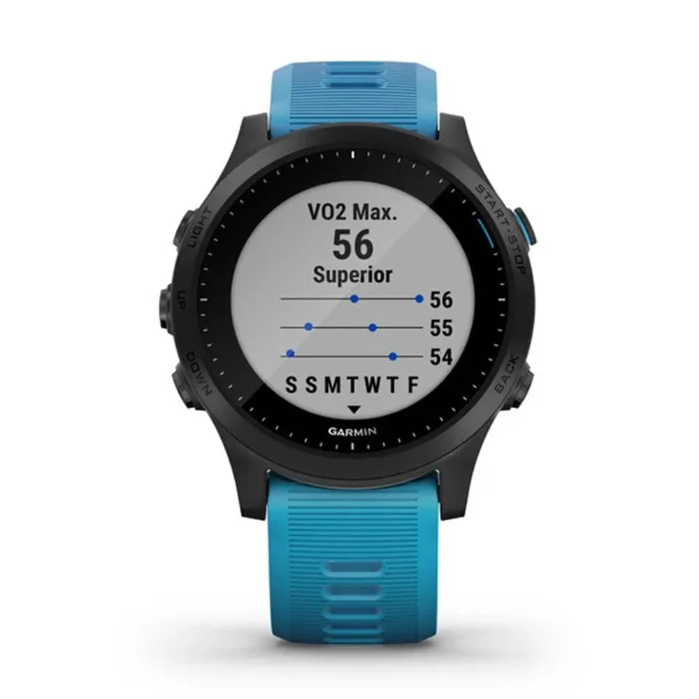 Garmin Forerunner 945 Blue Silicone Band Black Dial Smartwatch - 010-02063-10
