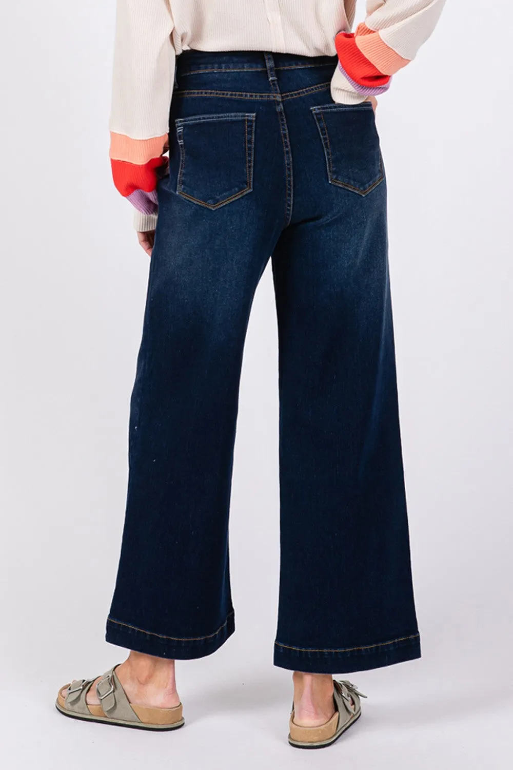 Hazel Blues® |  SAGE   FIG High Waist Wide Leg Jeans