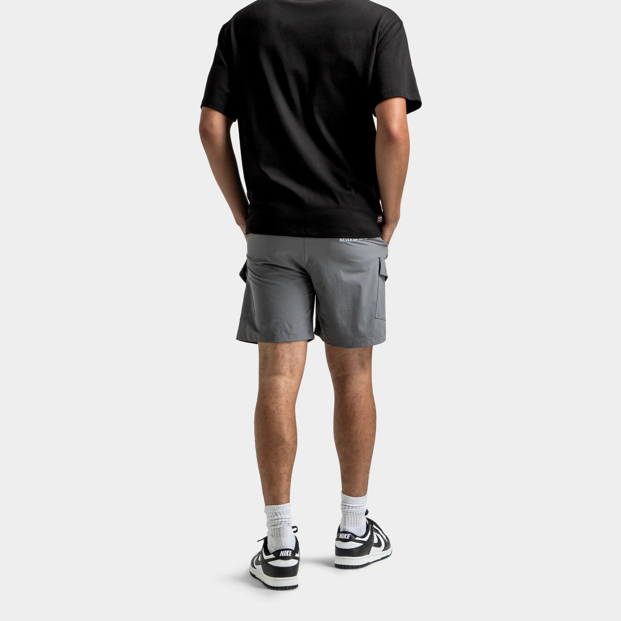 Hoodrich District Woven Cargo Shorts Lava Smoke / Black - Lychee