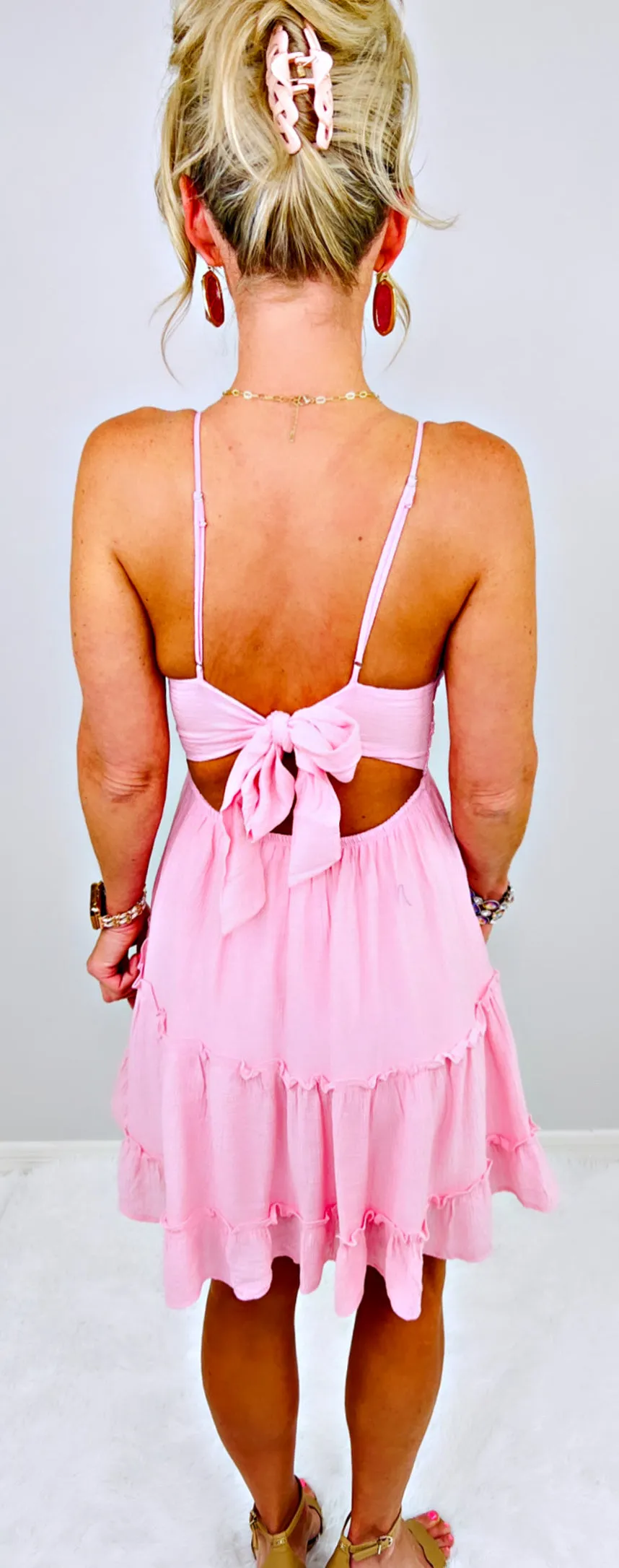 It All Begins With Love Dress - Pink