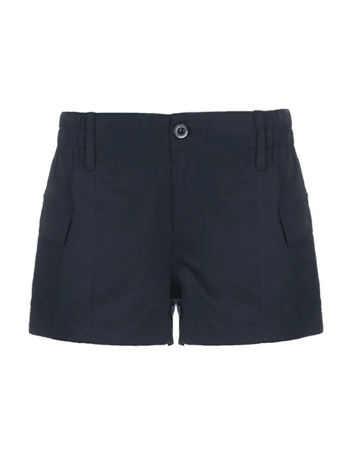 Joskaa Vintage Low Rise Asymmetric Cargo Shorts