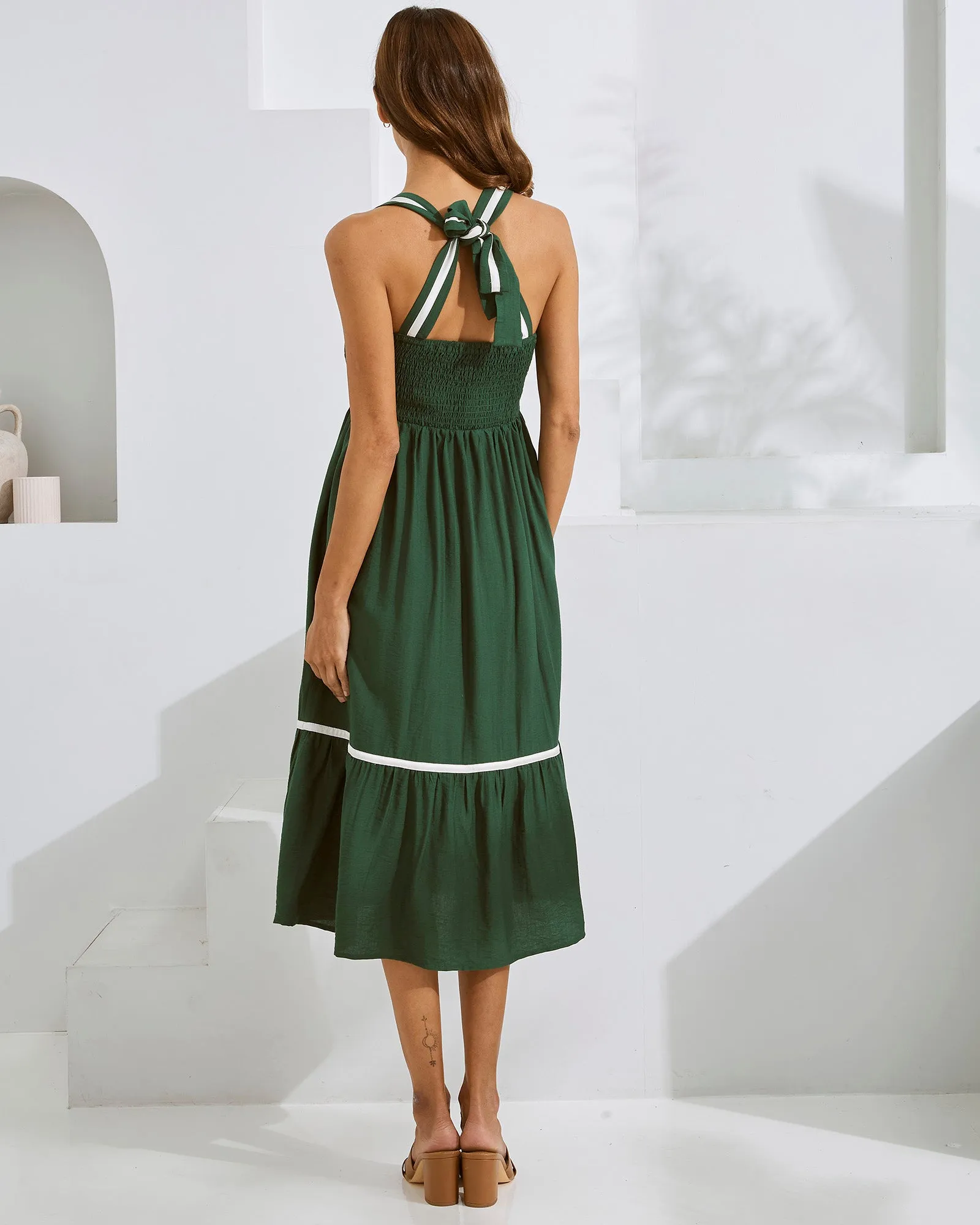 Lily Maternity Party Dress in Embelia