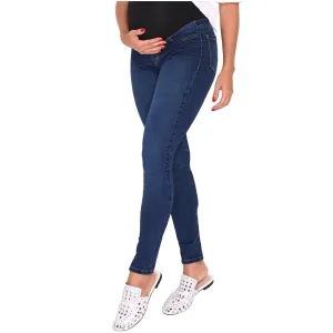 Lowla M219898 | Women Maternity Skinny Jeans with Belly Panel