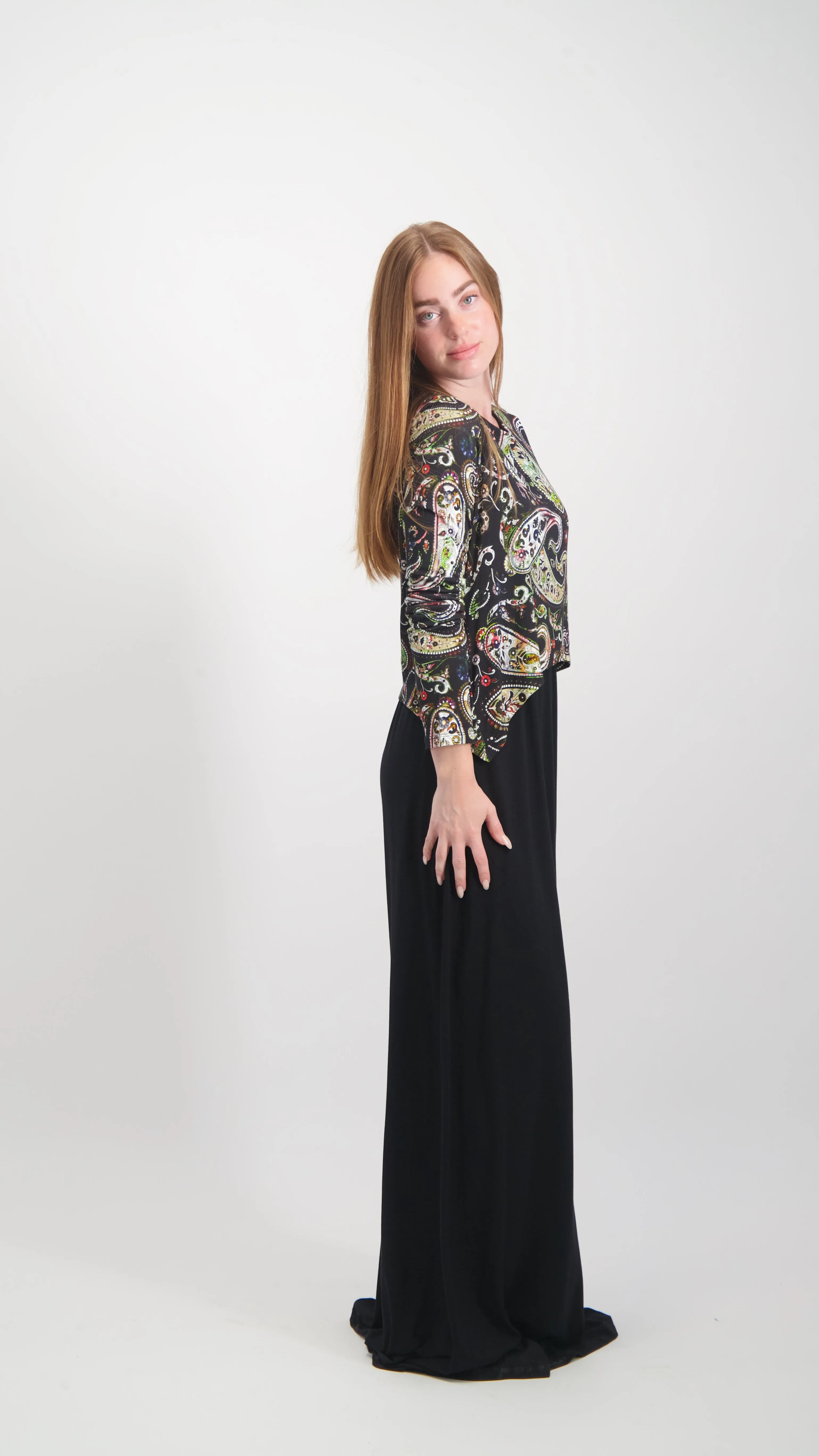 Maxi Nursing Dress / Paisley