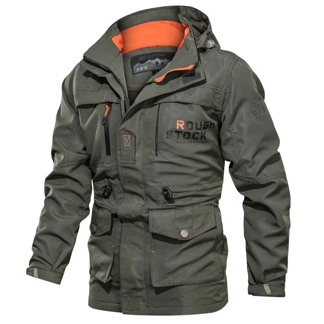 MEN TACTICAL AUTUMN QUICK DRY MILITARY WATERPROOF CASUAL ZIPPER MALE AMY COAT WINDBREAKER JACKET