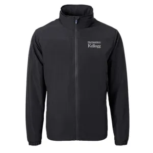 Northwestern Wildcats Men's Cutter & Buck Kellogg Black Charter Full-Zip Jacket