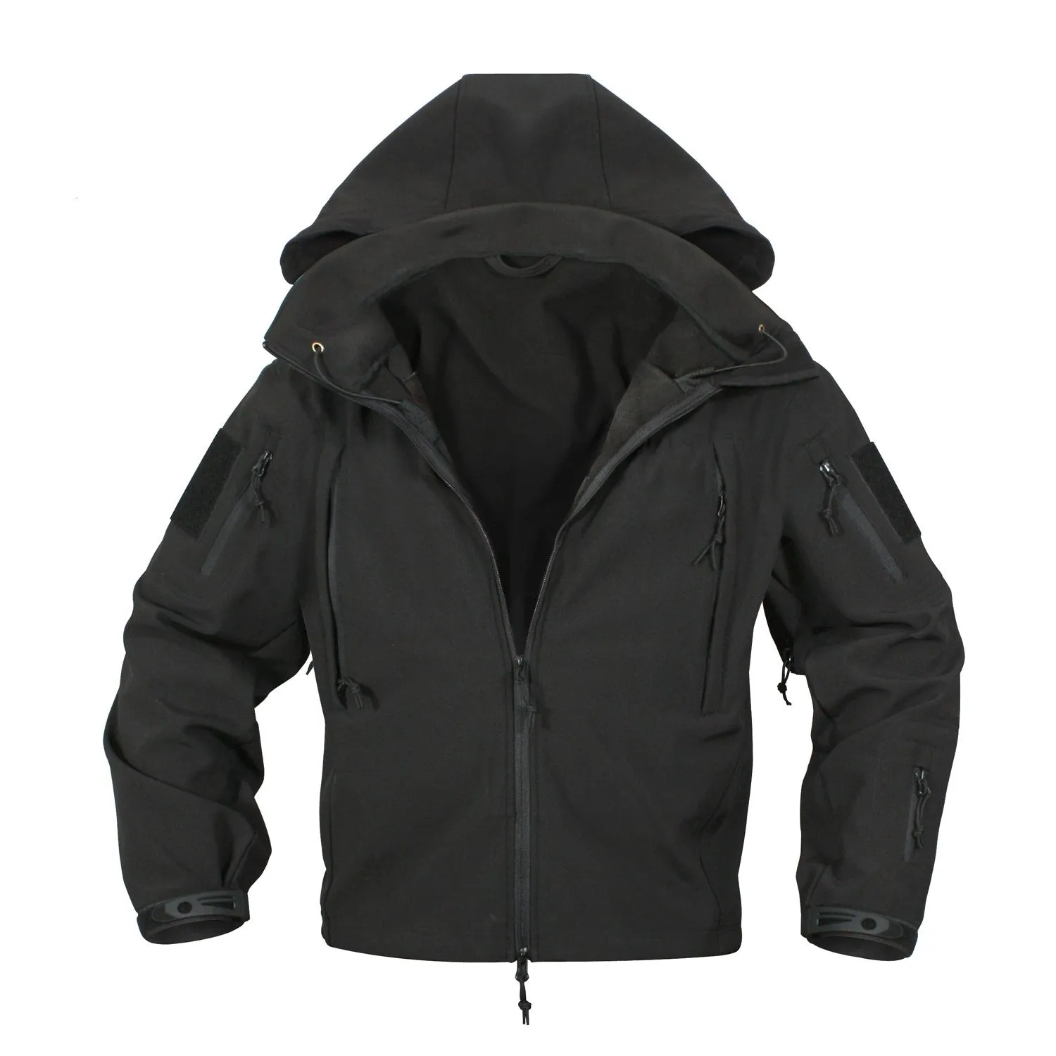 Rothco Mens Spec Ops Tactical Soft Shell Jacket - Black - Size 3XL