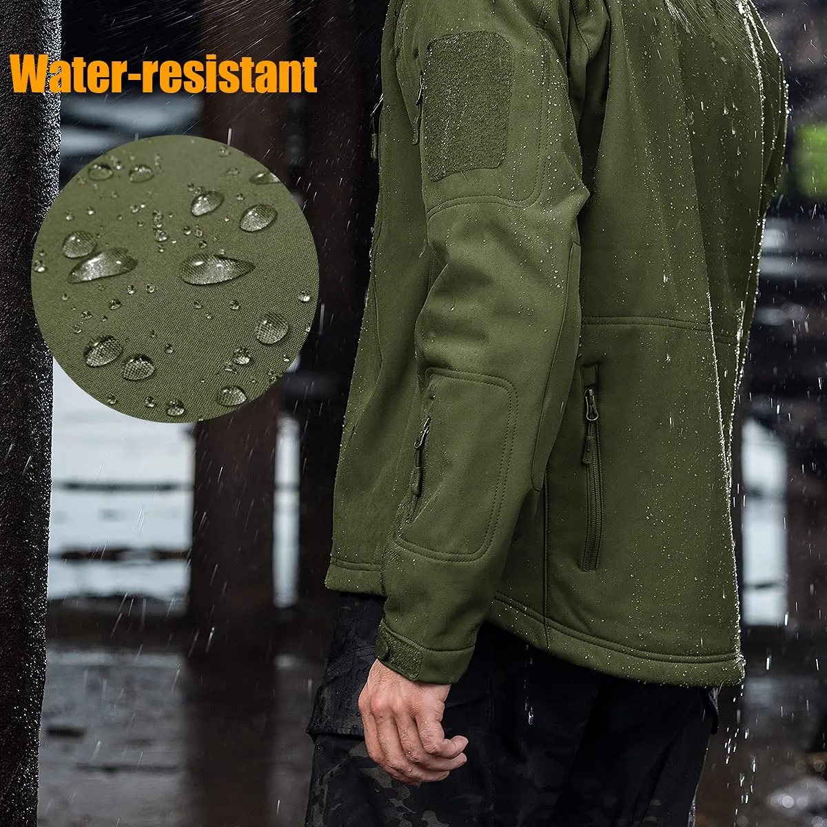 SHARKSKIN Men’s Waterproof Softshell Hiking Jacket