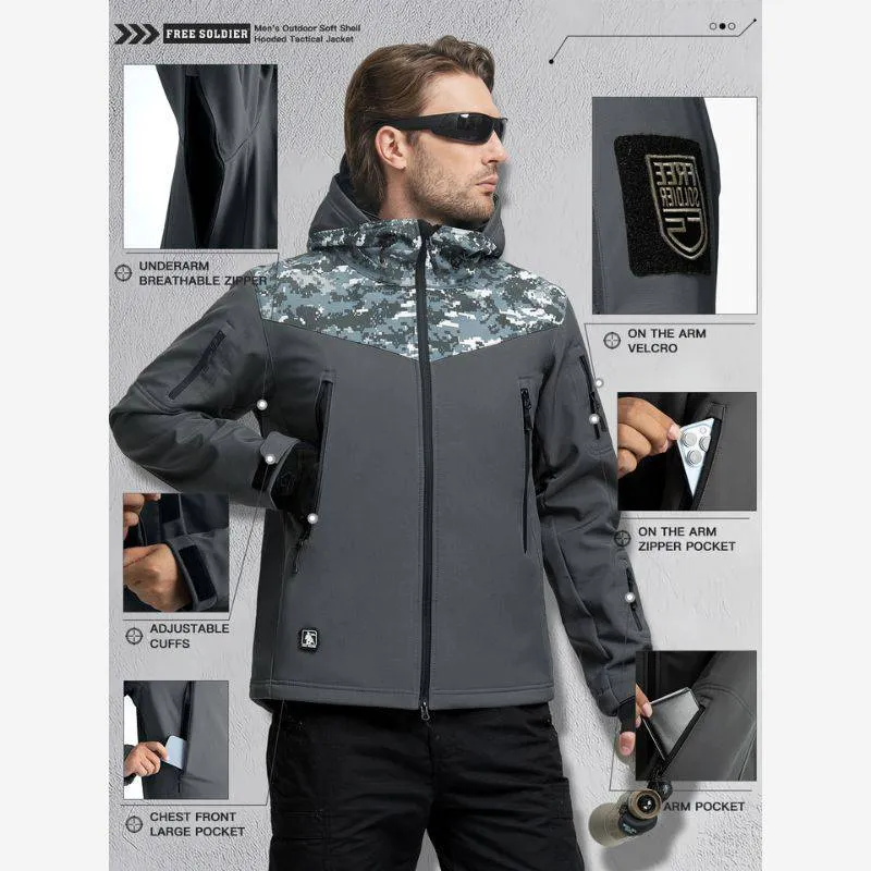 SHARKSKIN Men’s Waterproof Softshell Hiking Jacket