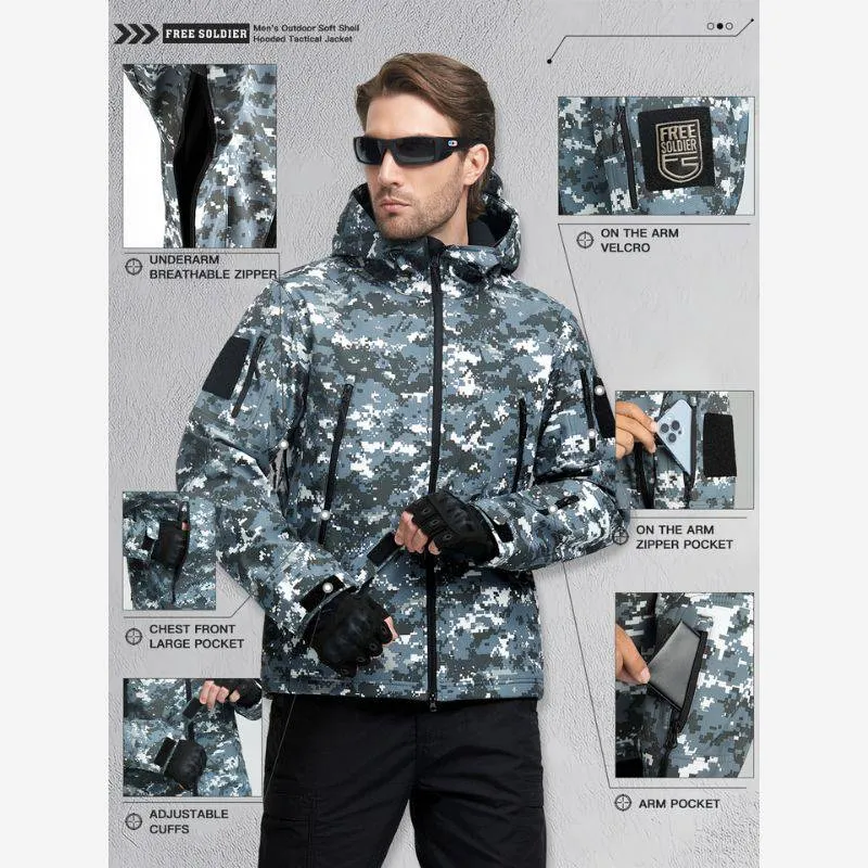 SHARKSKIN Men’s Waterproof Softshell Hiking Jacket
