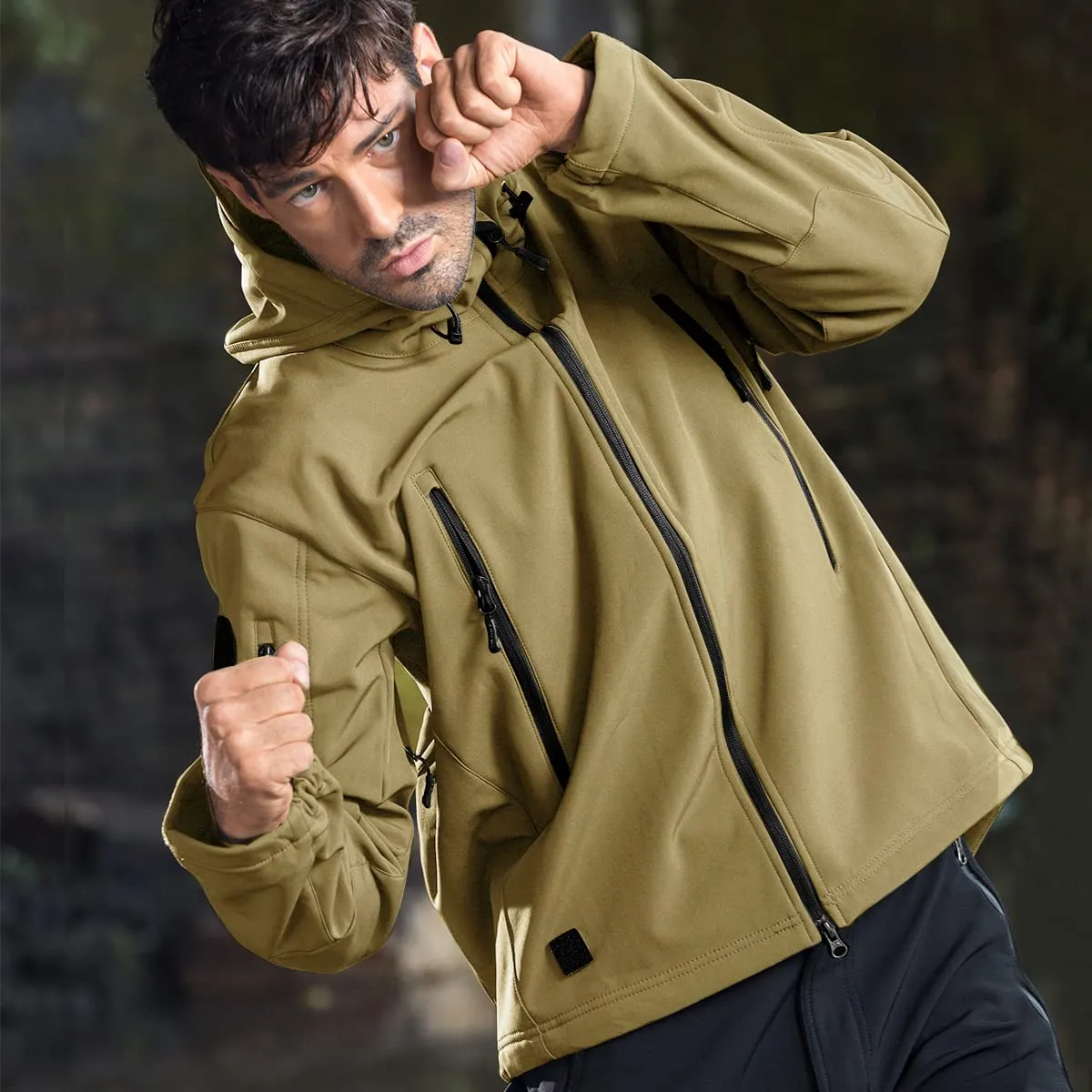 SHARKSKIN Men’s Waterproof Softshell Hiking Jacket