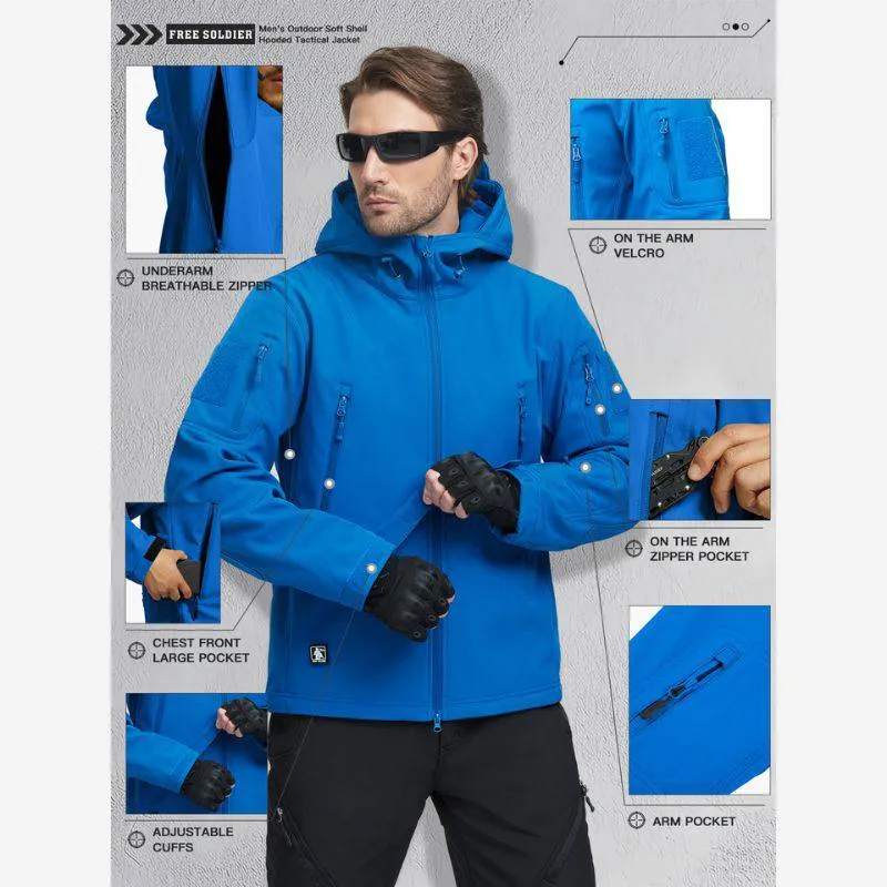 SHARKSKIN Men’s Waterproof Softshell Hiking Jacket