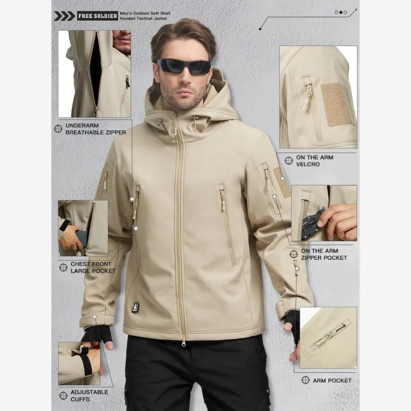 SHARKSKIN Men’s Waterproof Softshell Hiking Jacket